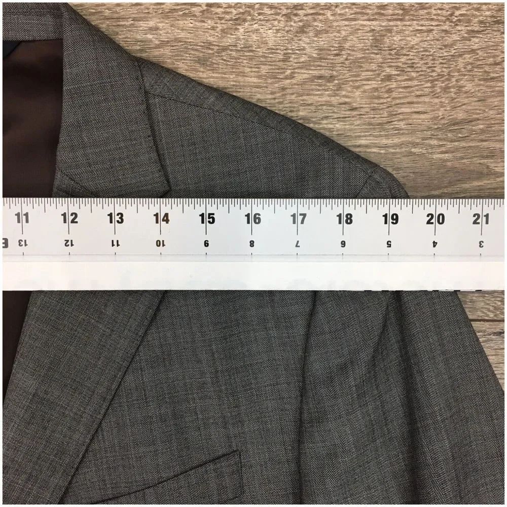 BANANA‎ REPUBLIC Mens Blazer Sport Coat Casual Jacket Size 44R Modern Wool Suit
